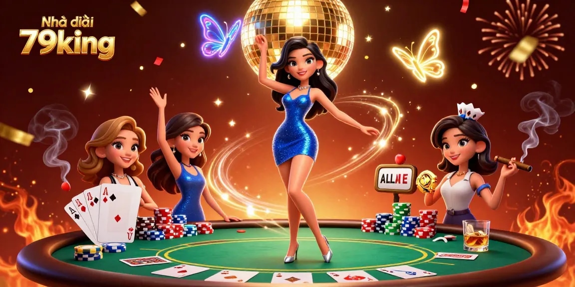 Experience the thrill at Nhà cái 79king with dynamic poker gameplay and vibrant 3D visuals.