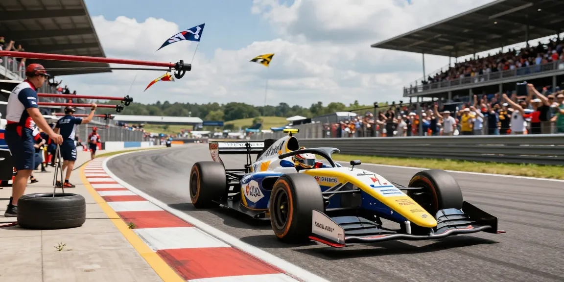 Race Day with Lola LC88 on track, showcasing excitement and speed in motorsports.