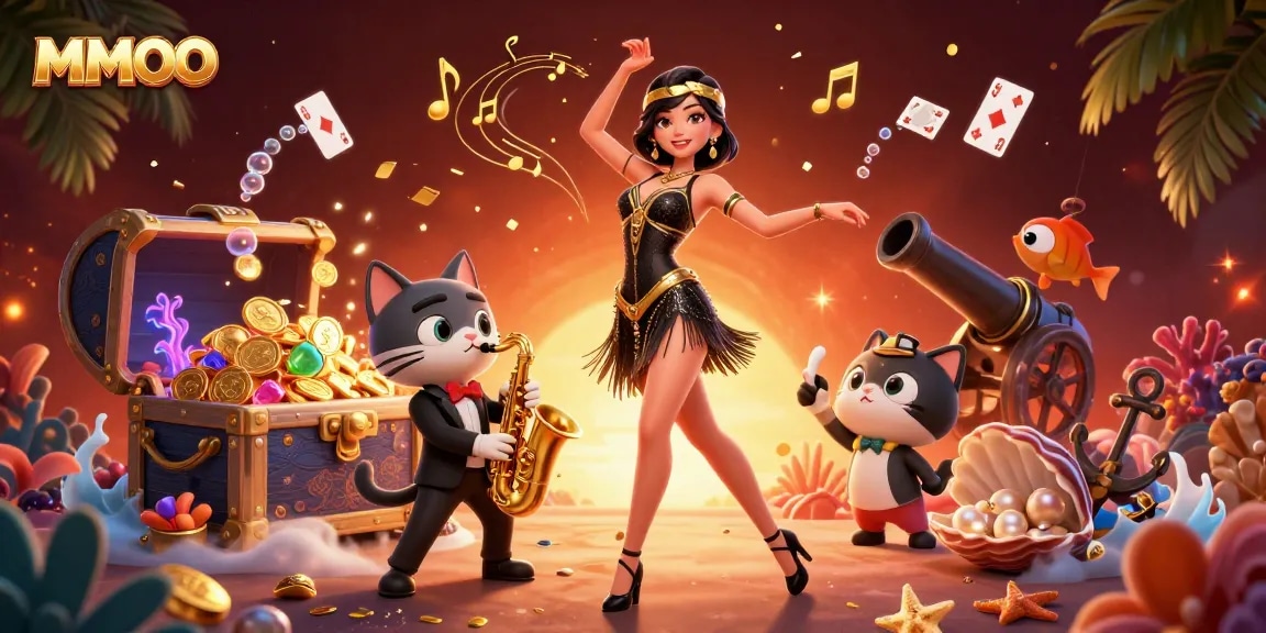 Experience thrilling gameplay at MMOO, featuring vibrant scenes with dynamic characters and engaging action.