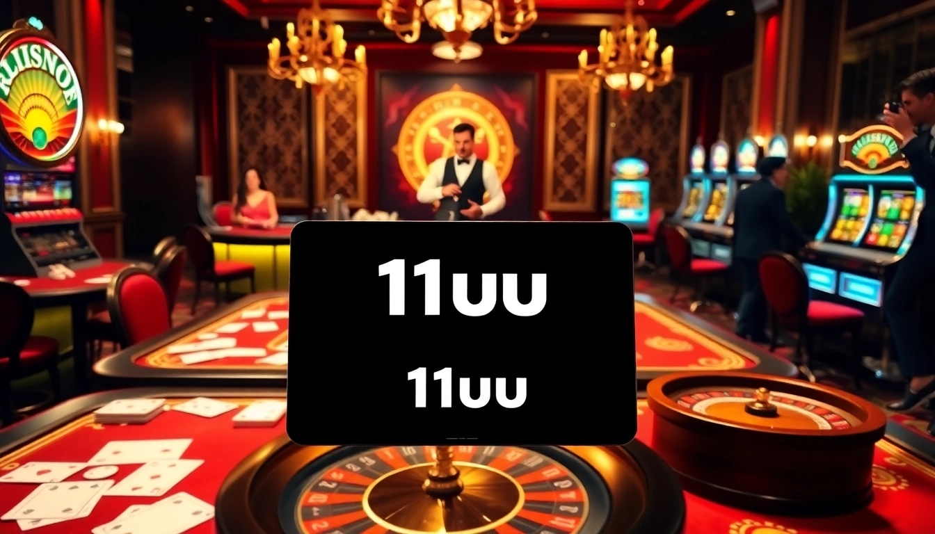 Engage in thrilling casino action with 11uu's vibrant tables and betting options.