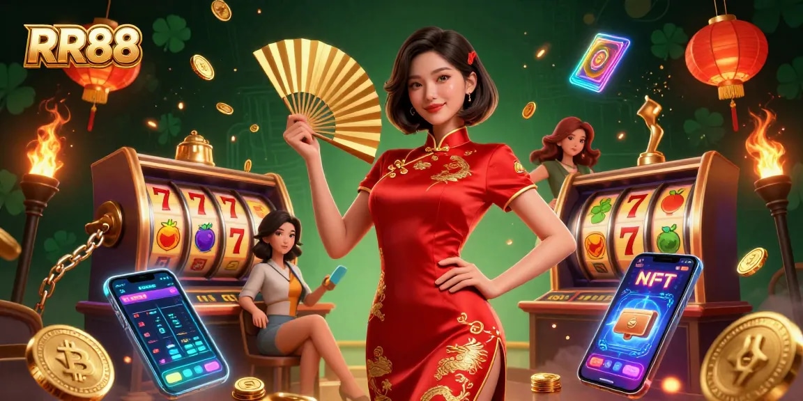 Capture exhilarating gameplay and winning excitement at RR88 with vibrant casino elements and stunning graphics.