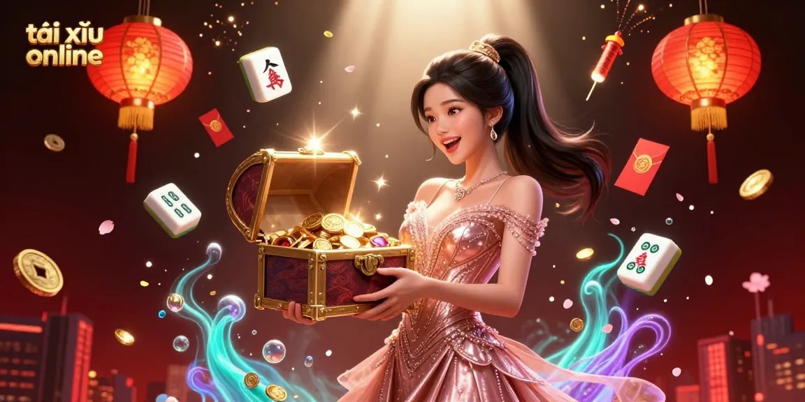 Experience the thrill of tài xỉu online with an exciting treasure chest full of winnings!