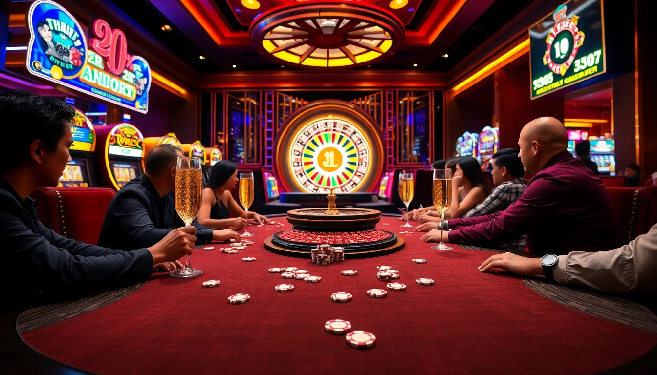 Experience the excitement of winning at https://tg88.cafe/ in a luxurious casino setting.