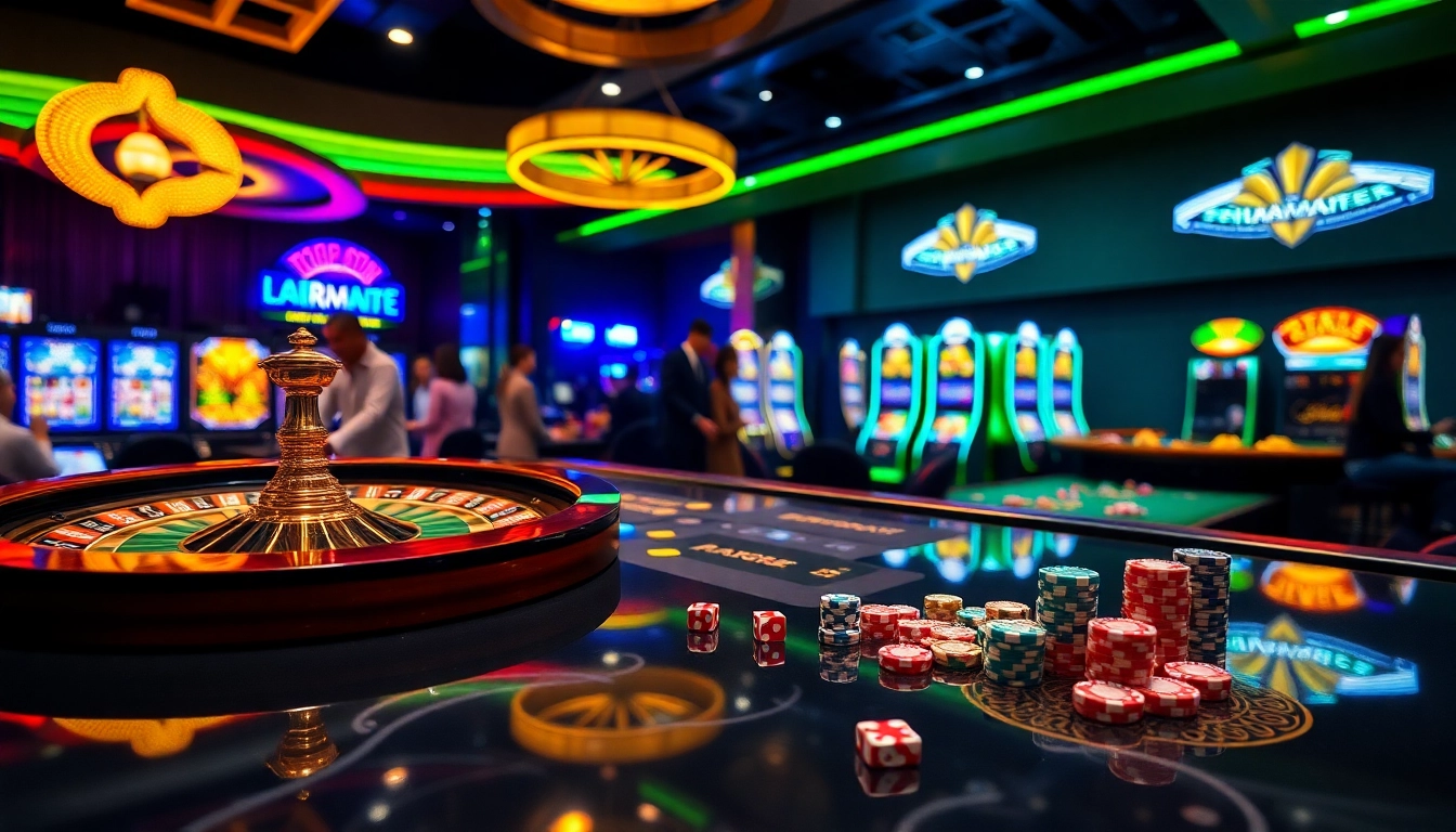Engaging casino scene with gambling elements showcasing https://tr88.autos/ excitement and luxury in gameplay.