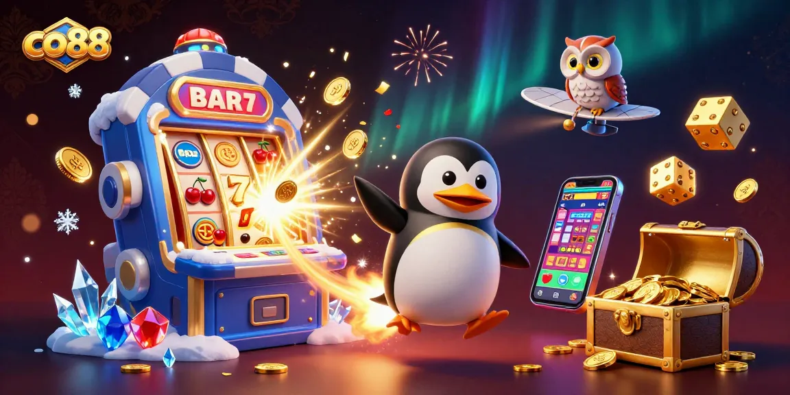 Spin the reels with exciting co88 online casino action featuring vibrant symbols and fun animations.