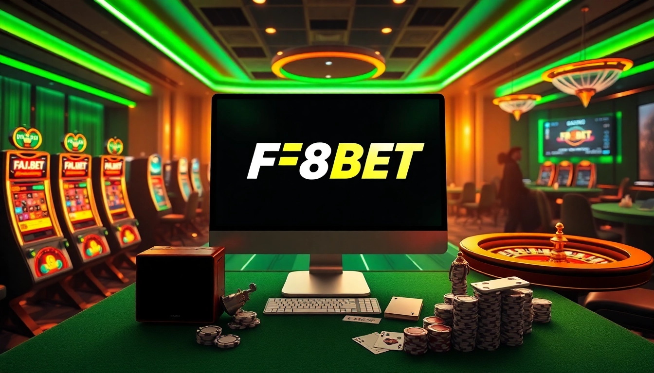 Experience the thrill of gambling at https://f8bet.net.in/ with engaging visuals of online casino excitement.