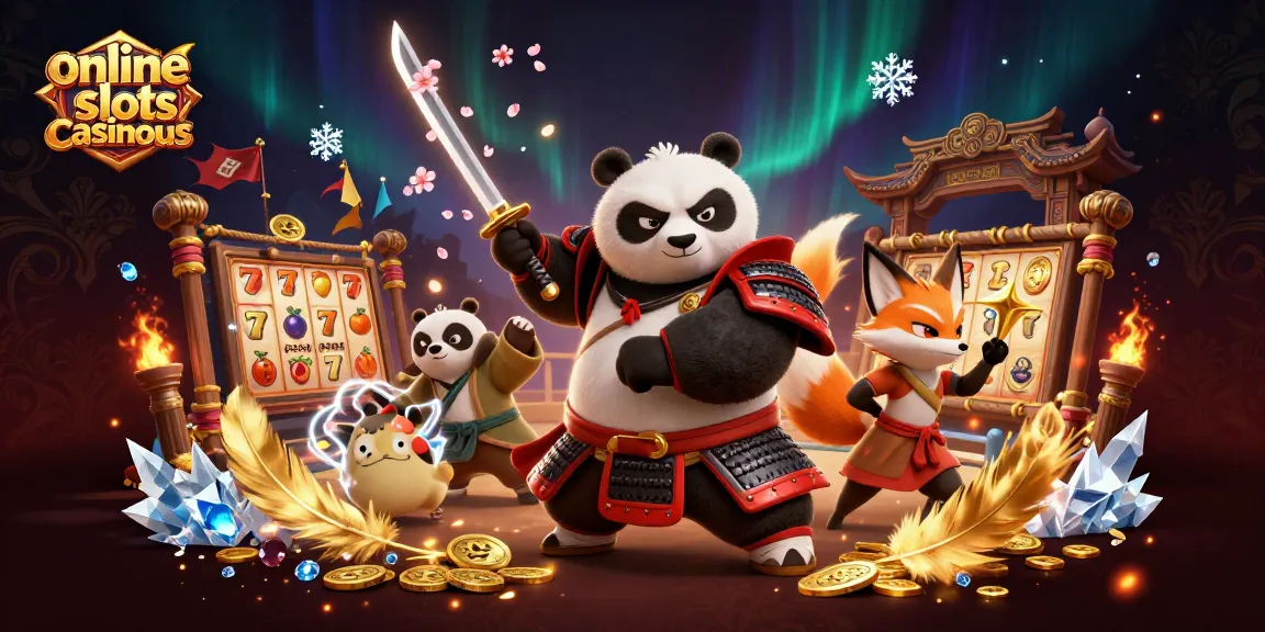 Experience the thrill of online slots casinous with vivid slot reels and action-packed characters!