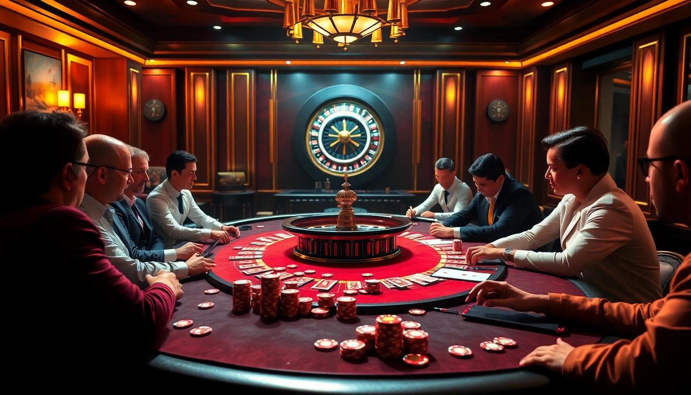 Experience the thrill of 8KBET with high-stakes poker and luxurious casino ambiance.