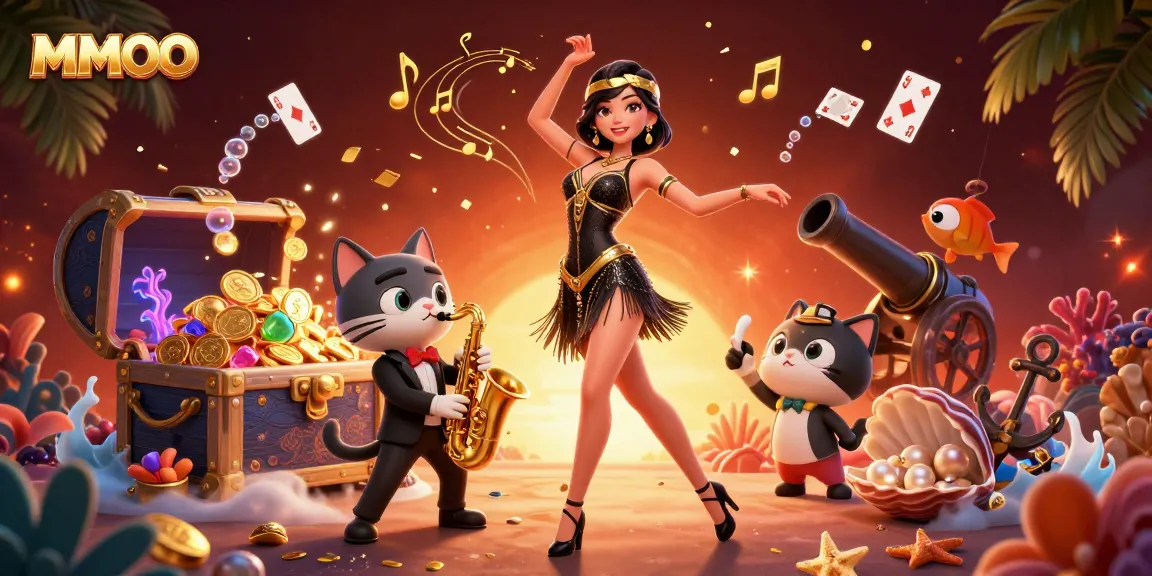 Experience thrilling gameplay at MMOO, featuring vibrant scenes with dynamic characters and engaging action.