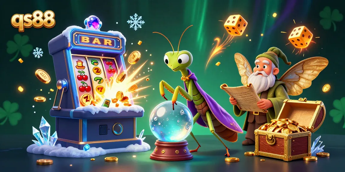 qs88 delivers exciting gameplay with a vibrant 3D scene of fortune tellers and jackpot symbols