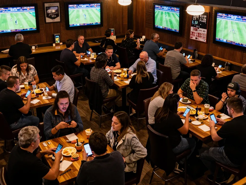 Witnessing thrilling sports betting action at 88vvgo with friends in a vibrant atmosphere.