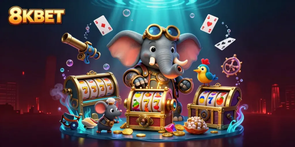 Khám phá không gian trò chơi slot đa dạng với 8KBET và những phần thưởng hấp dẫn.