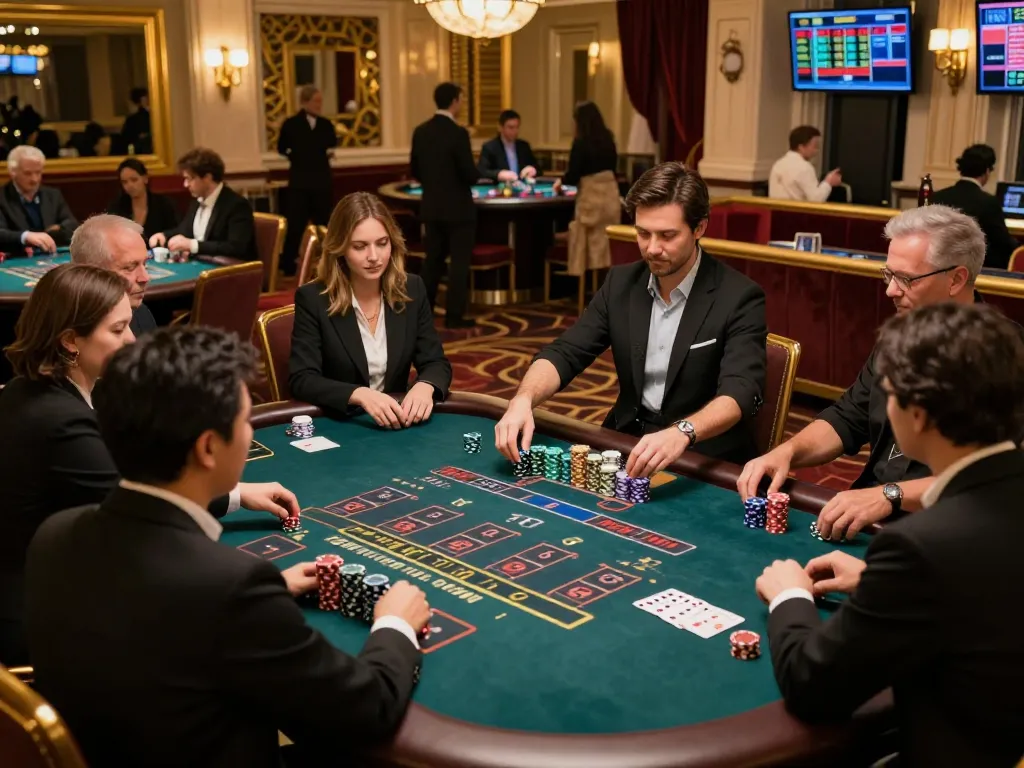 GA28 engaging in live casino gameplay with dynamic dealer interaction and vibrant atmosphere