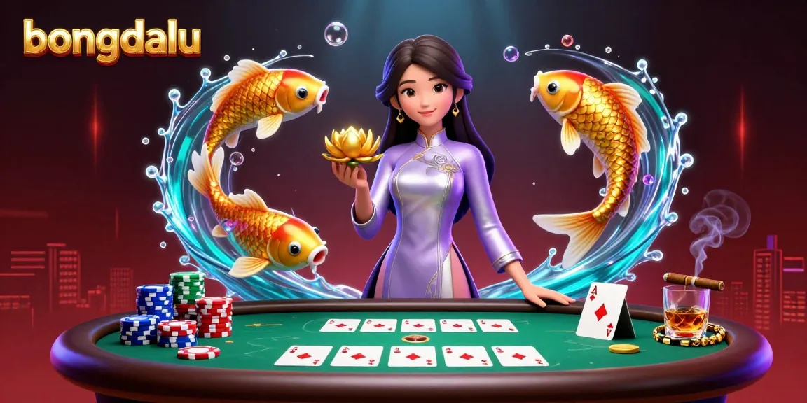 Bongdalu offers a captivating online gambling experience with colorful poker elements and vibrant energy.