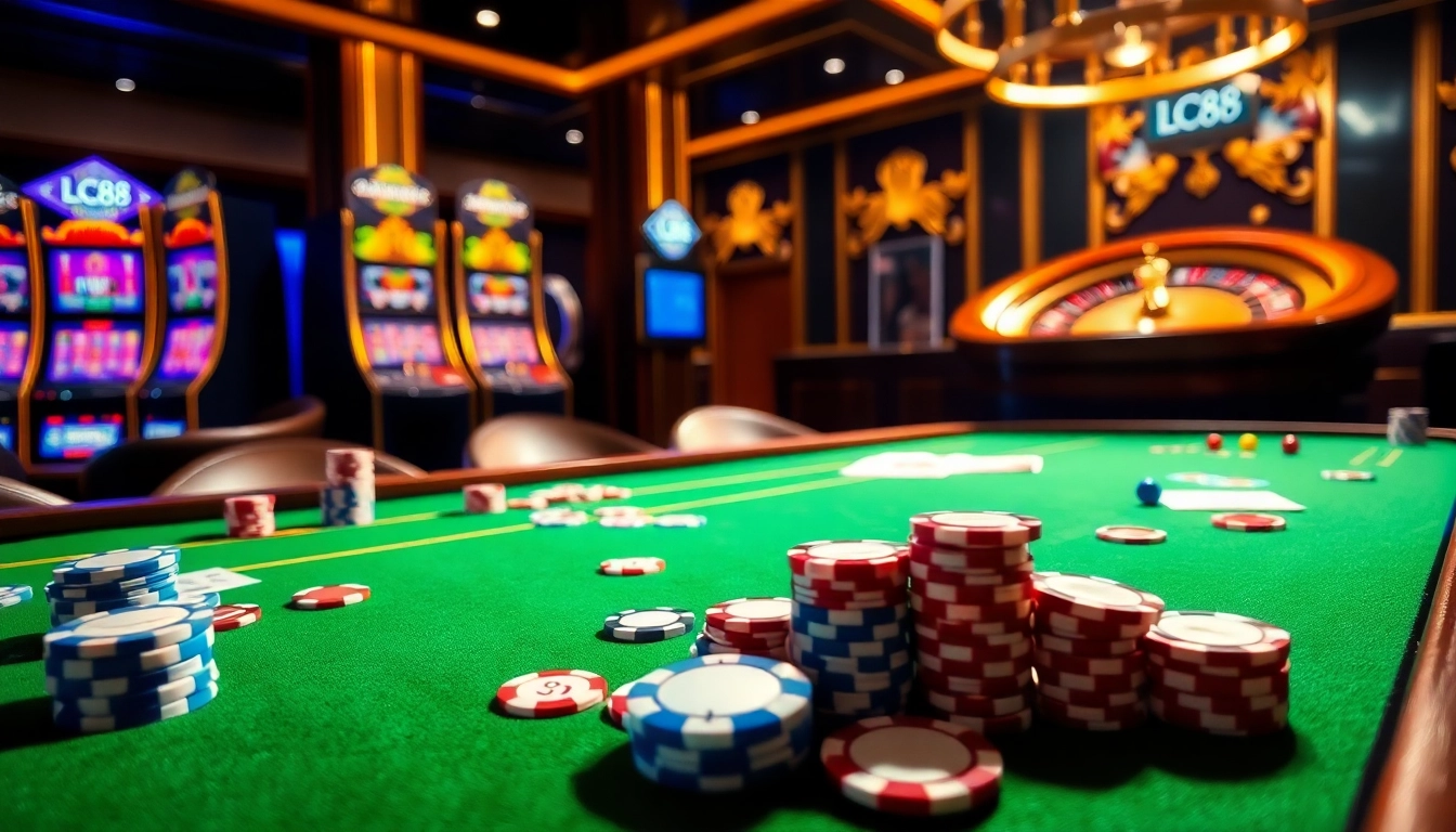 Play exciting games at LC88's vibrant online casino platform filled with action.