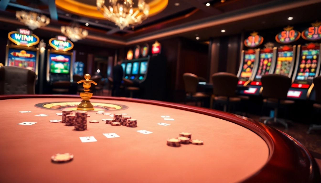 Experience the excitement of WIN 678 with engaging gambling scenes and vibrant casino visuals.