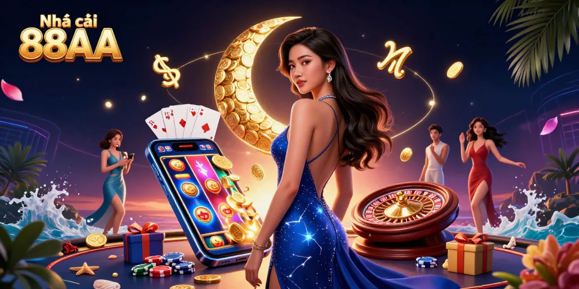 Experience the thrill of Nhà cái 88AA with vibrant slot games and stunning casino visuals.