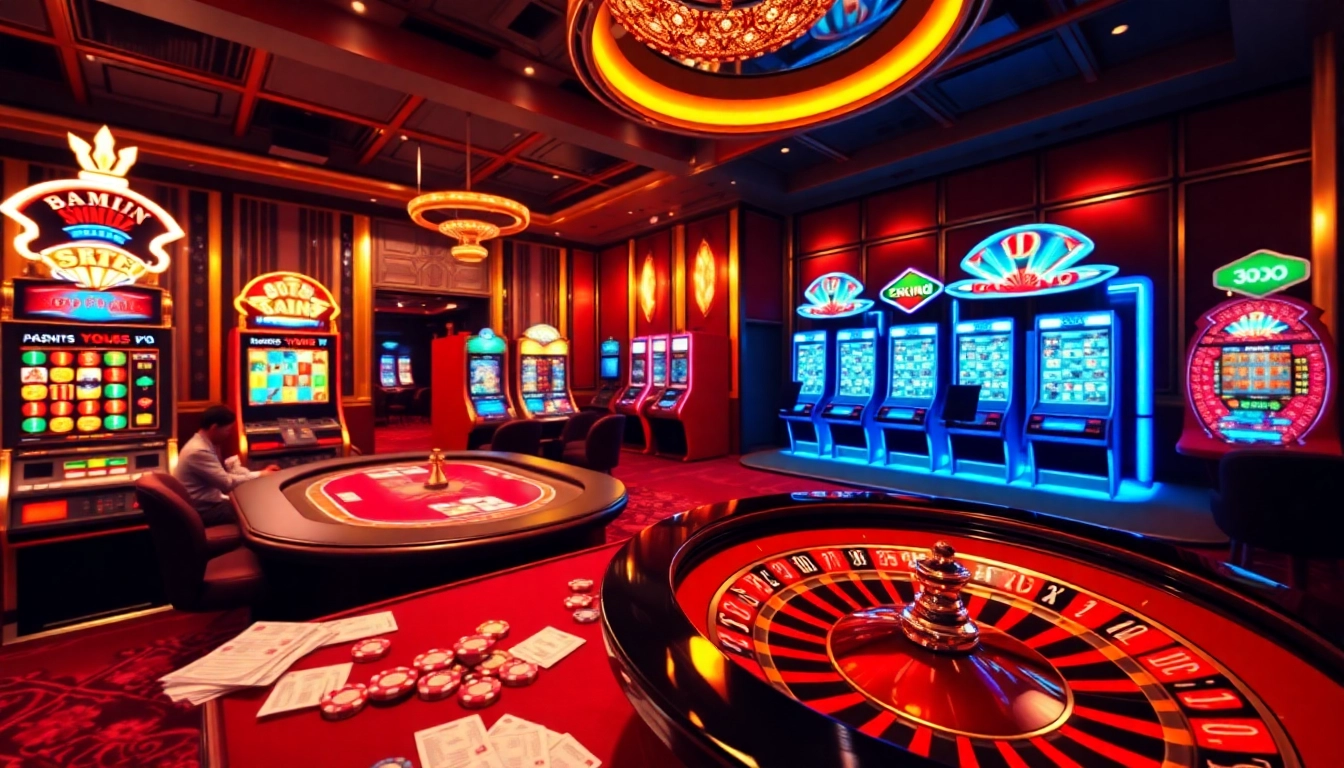 Experience the excitement of gambling at https://go8.chat/ with vibrant poker and roulette scenes.