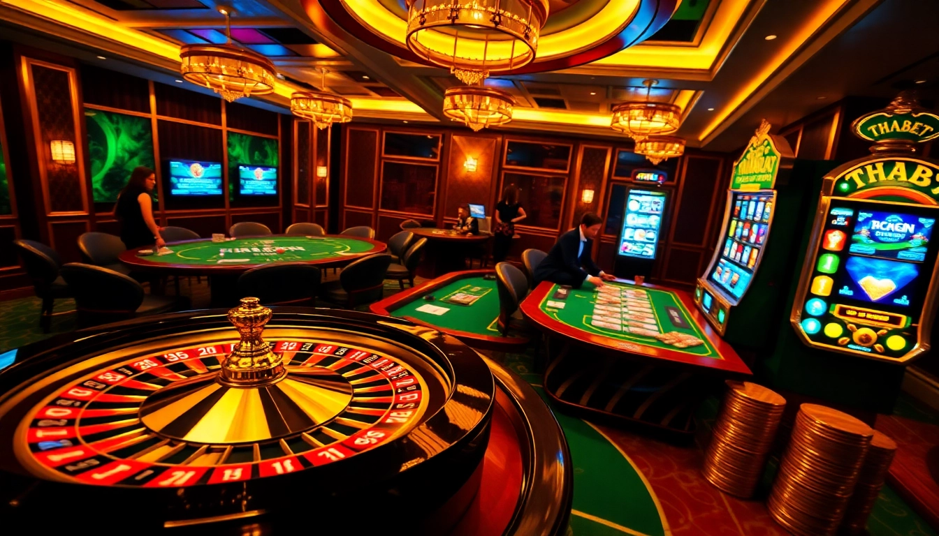 Experience thrilling gaming excitement at https://thabet77.org/ with vibrant casino tables and interactive players.
