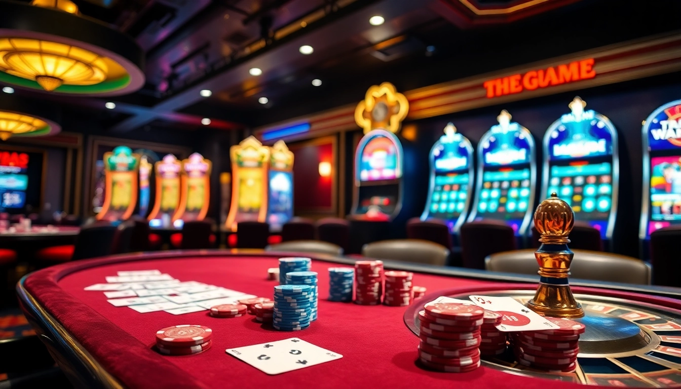 Players engage with the exciting casino environment showcasing 789p betting options at luxurious tables.
