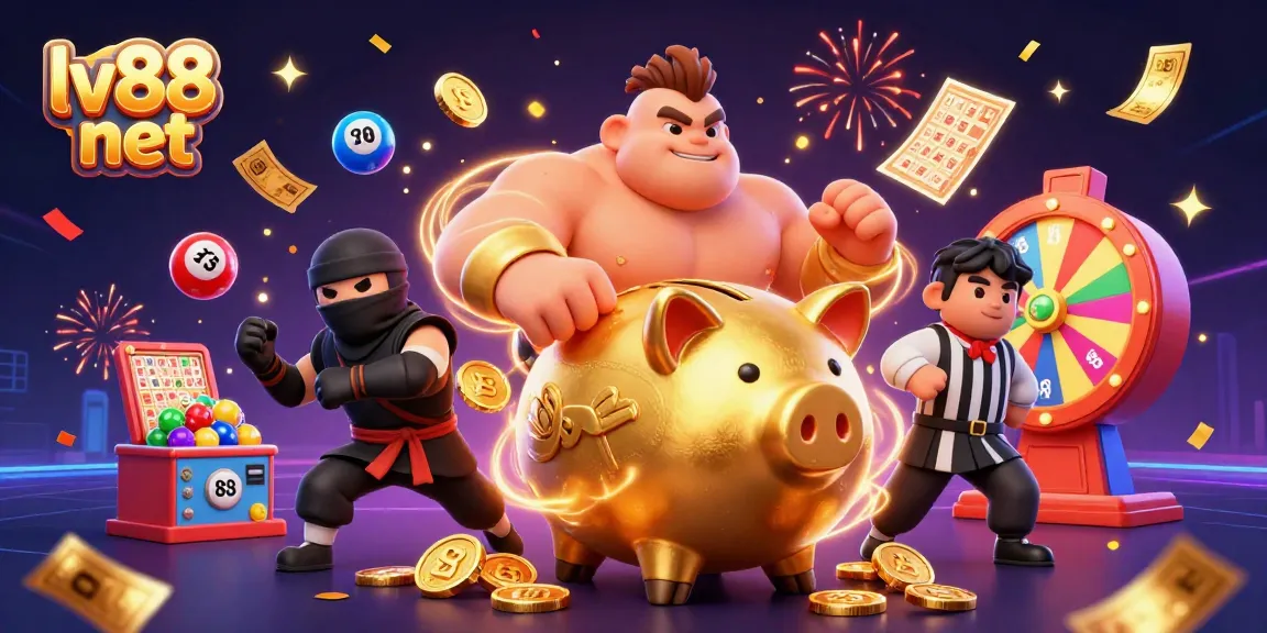 Experience exciting gameplay and winning strategies with lv88 net's dynamic visuals of animated characters and vibrant casino elements.