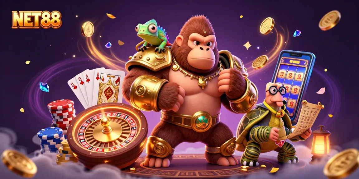 Spin the reels with NET88 for a chance at winning big at this vibrant digital casino!