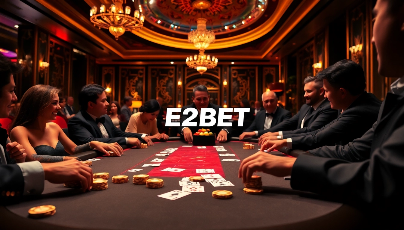Engage in thrilling gameplay at https://e2bet-games.org with vibrant poker action and excitement.