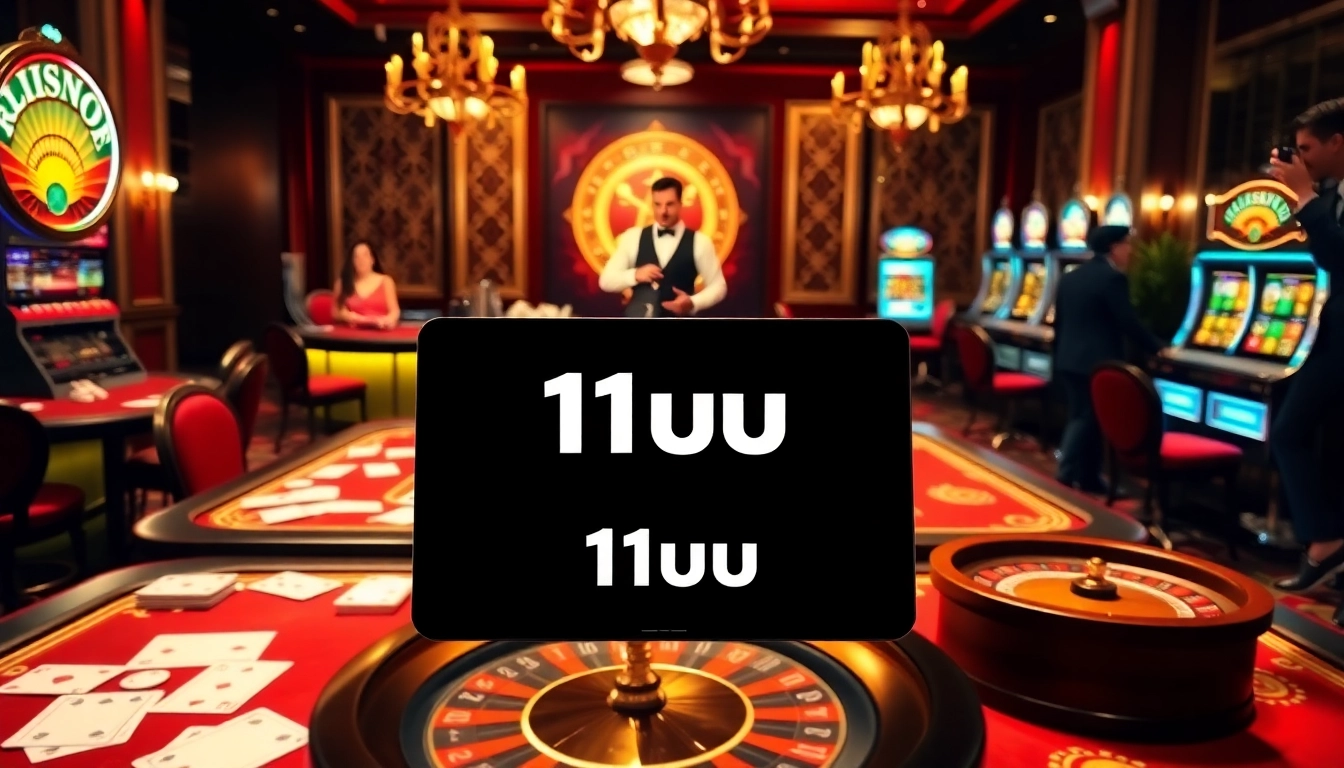 Engage in thrilling casino action with 11uu's vibrant tables and betting options.