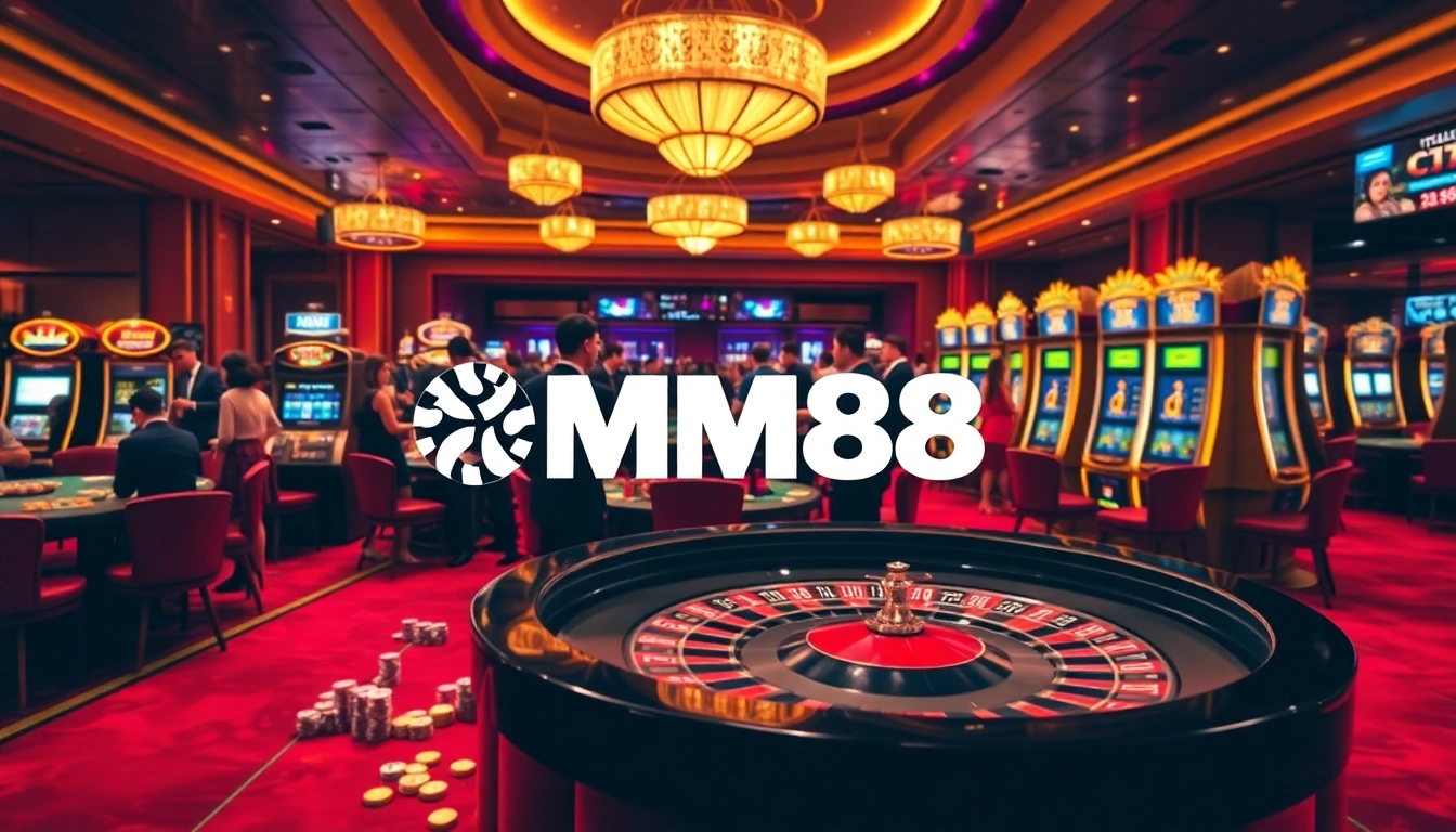 Experience the excitement at MM88 Casino with vibrant tables and thrilling gameplay.
