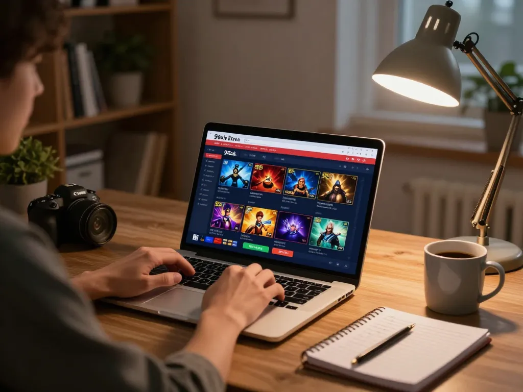 Engaging online betting moment on 99ok platform with cozy home office atmosphere.