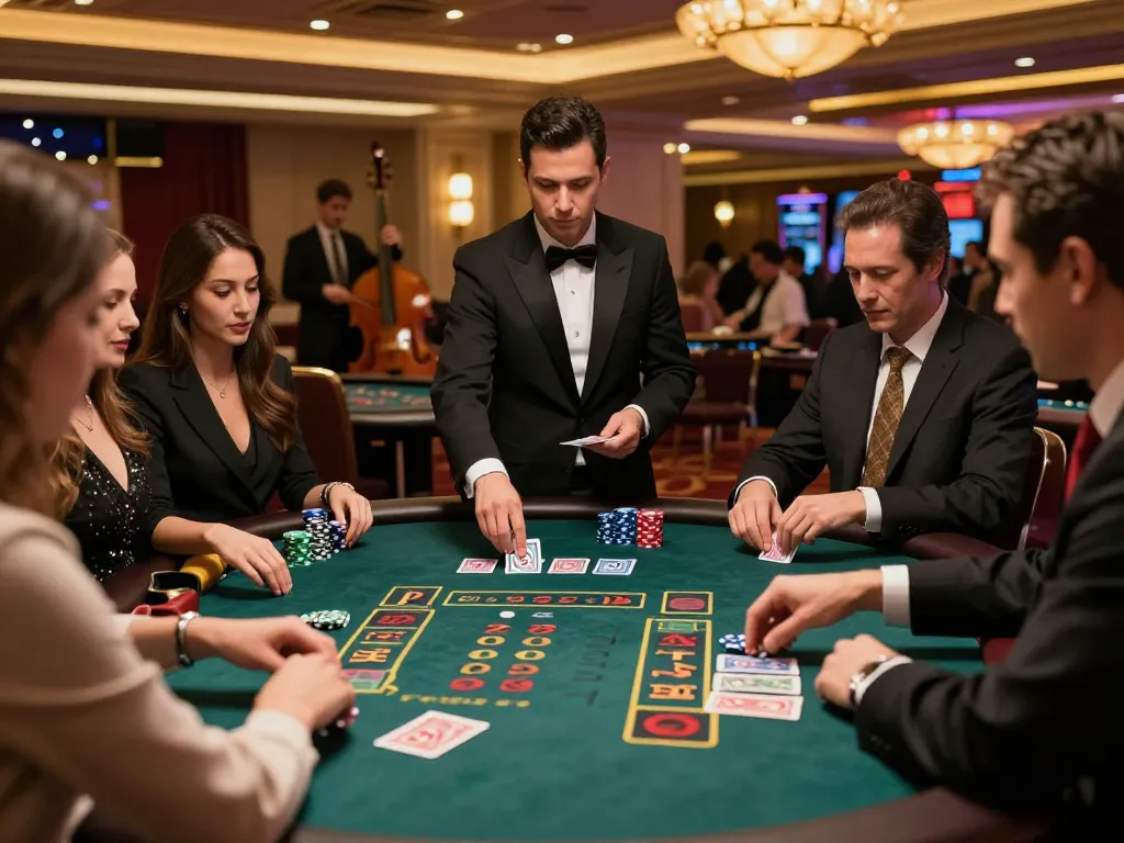 Engaging players experiencing blackjack gameplay at a lively casino, showcasing how https://www.bearcreekwatershed.org/macroinvertebrates enhances betting strategies and enjoyment.