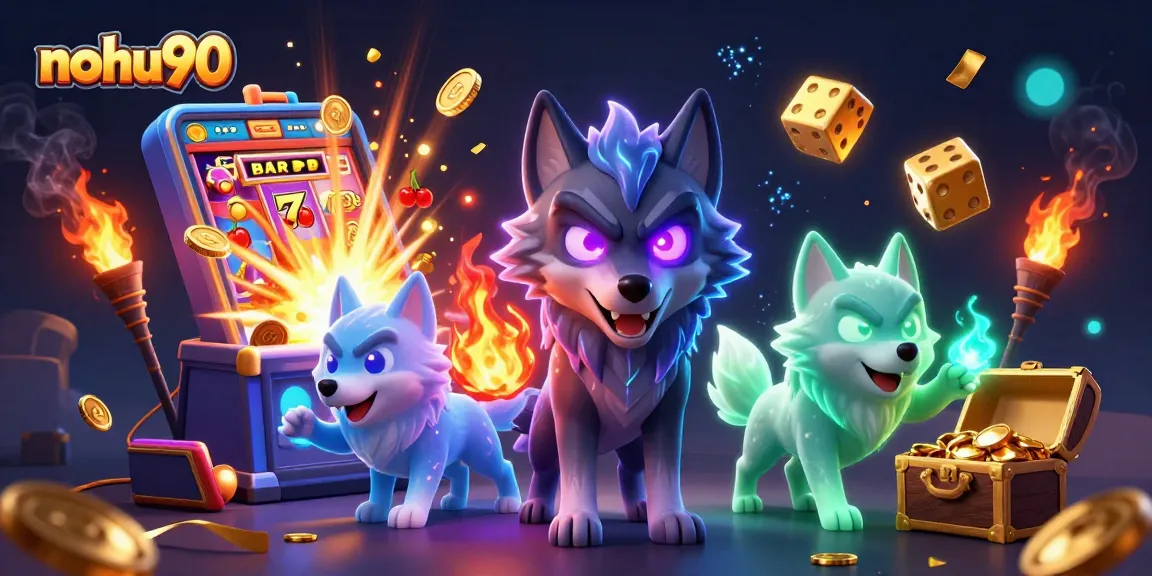 Experience thrilling gameplay at nohu90 with a vibrant slot machine bursting with rewards.