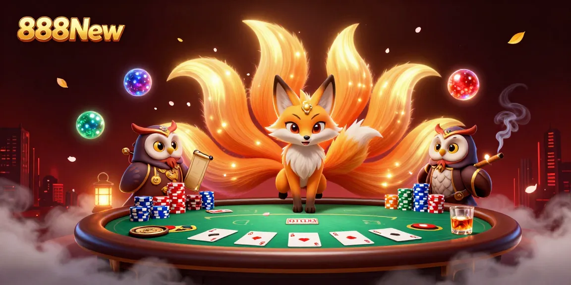 Win big at 888New with dynamic poker action featuring colorful gaming elements.