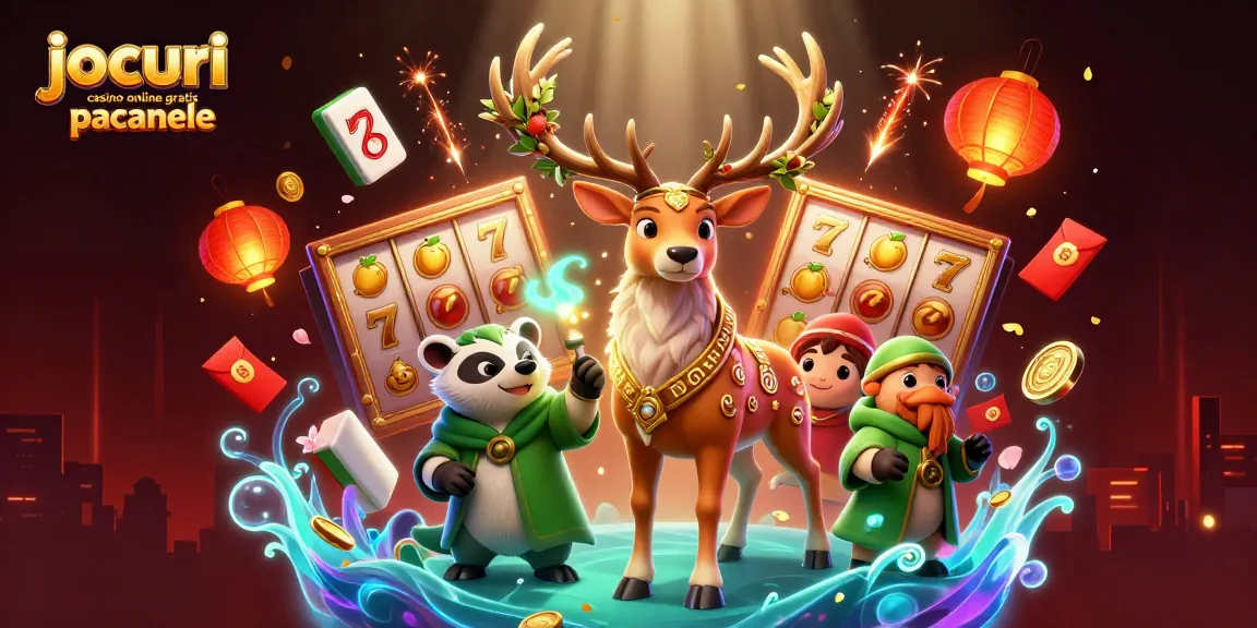 Joacă jocuri casino online gratis păcănele cu simboluri aurii și efecte de jackpot într-o ilustrație animată captivantă