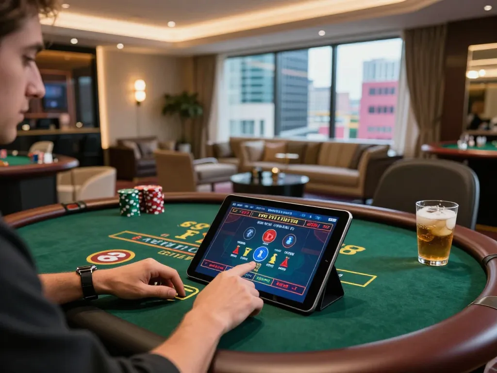 Experience thrilling live dealer games on 78win, showcasing immersive gameplay with upscale settings