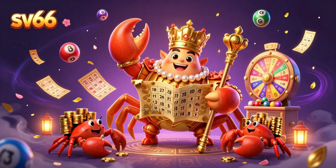 Engage with sv66's thrilling gaming experiences featuring the playful golden crab emperor.