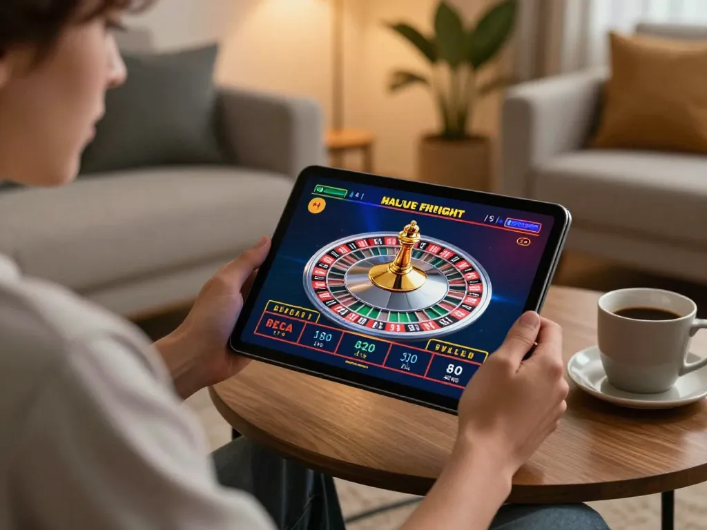 Experience the thrill of gambling with 23Win's live casino on a tablet from home