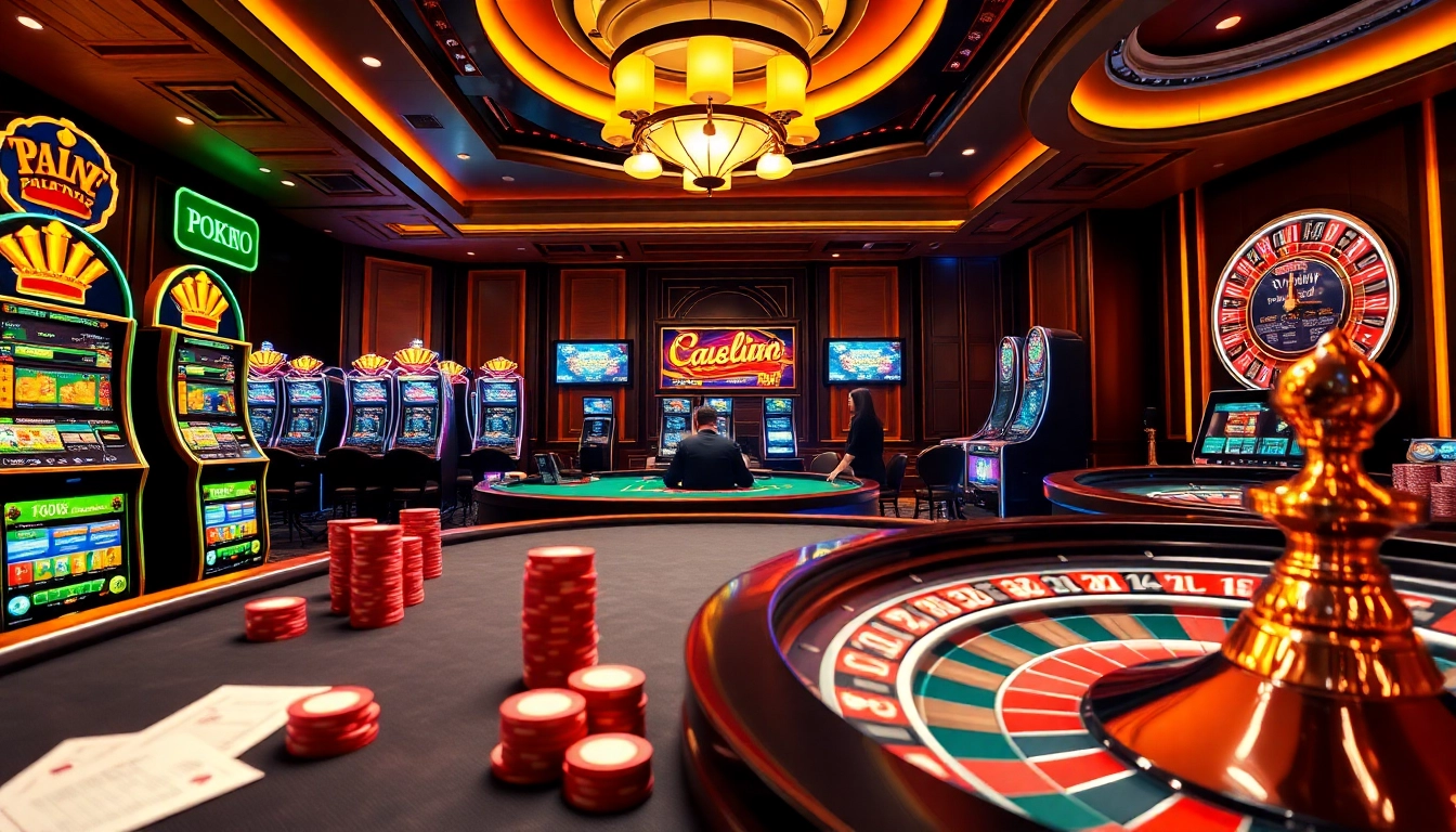 Experience thrilling gameplay at https://nohudoithuong.us/ with elegant poker tables and vibrant slot machines.