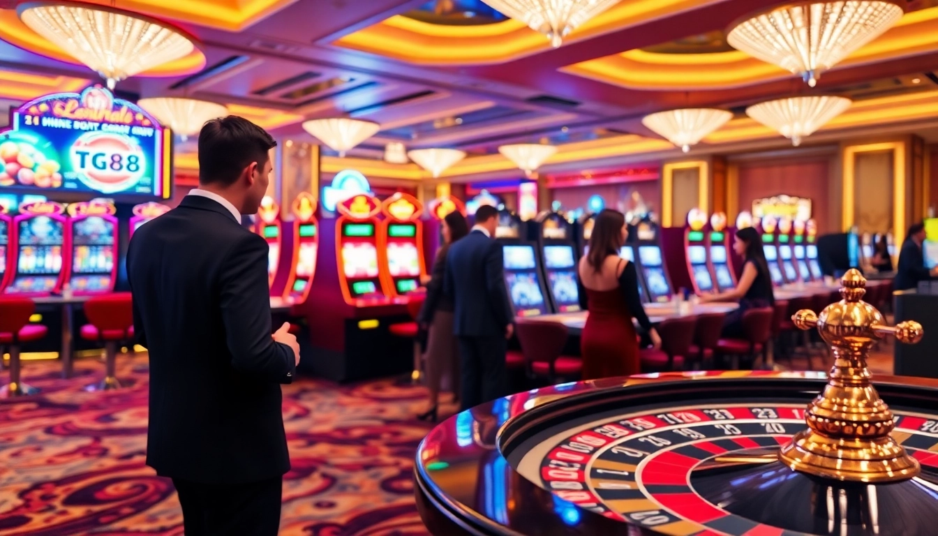 Experience the thrill of tg88 with vibrant slot machines and engaging gameplay at the casino.