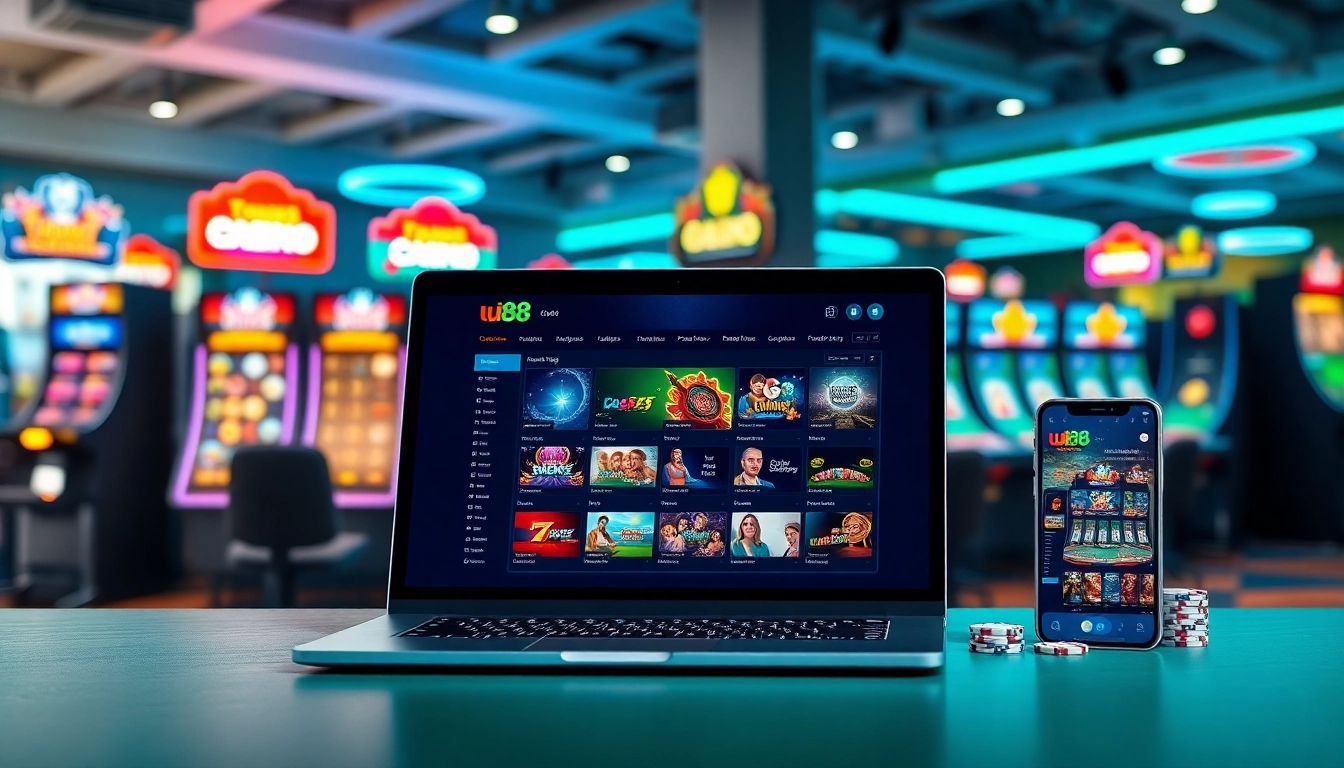 uu88 online betting platform interface featuring vibrant casino games