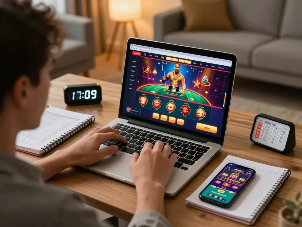 Engaging gameplay at hubet showcasing online betting interface and responsible gambling tools.