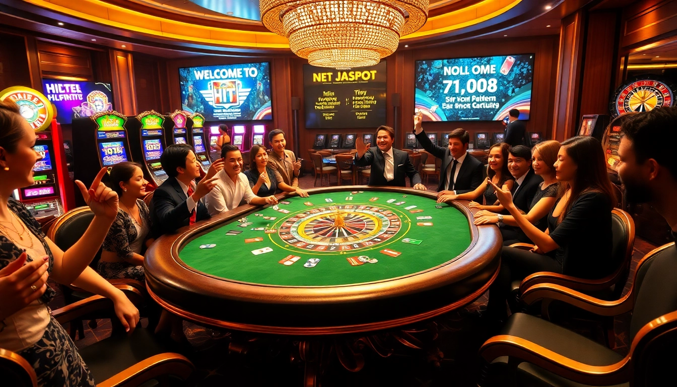 Experience the thrill of the Hit Club with vibrant casino games and exciting wins.