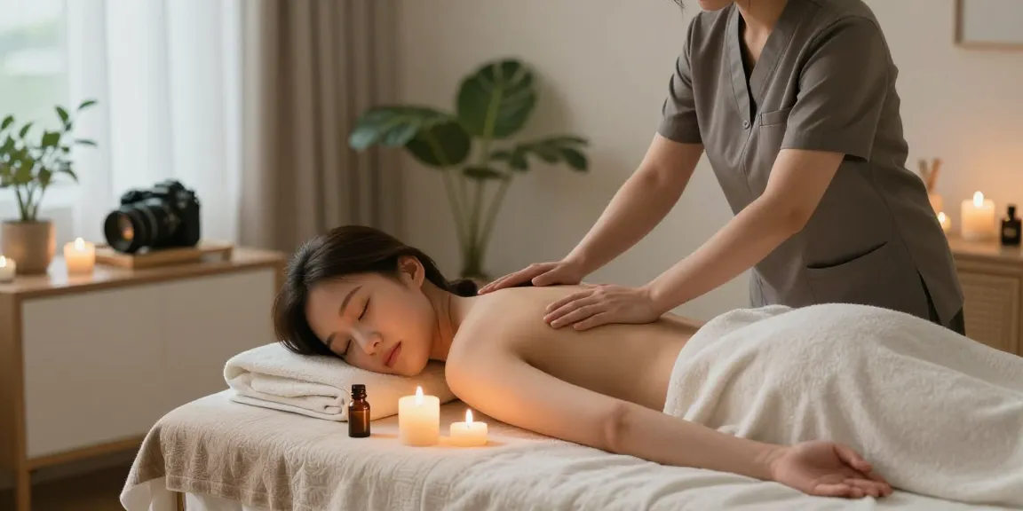 Experience relaxation with 관악구출장안마 in a serene home massage therapy setting.