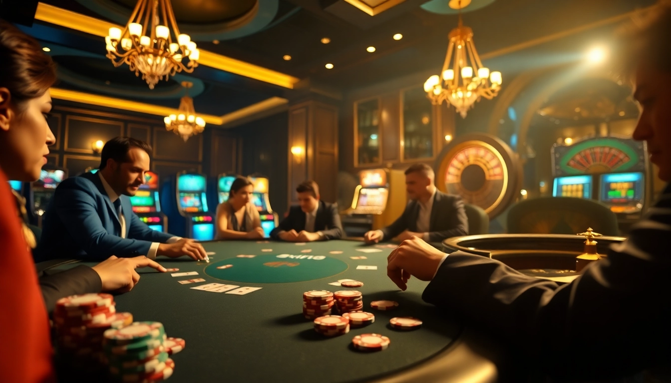 Experience high-stakes play at rikvip's luxurious poker table with vibrant chips and cards.