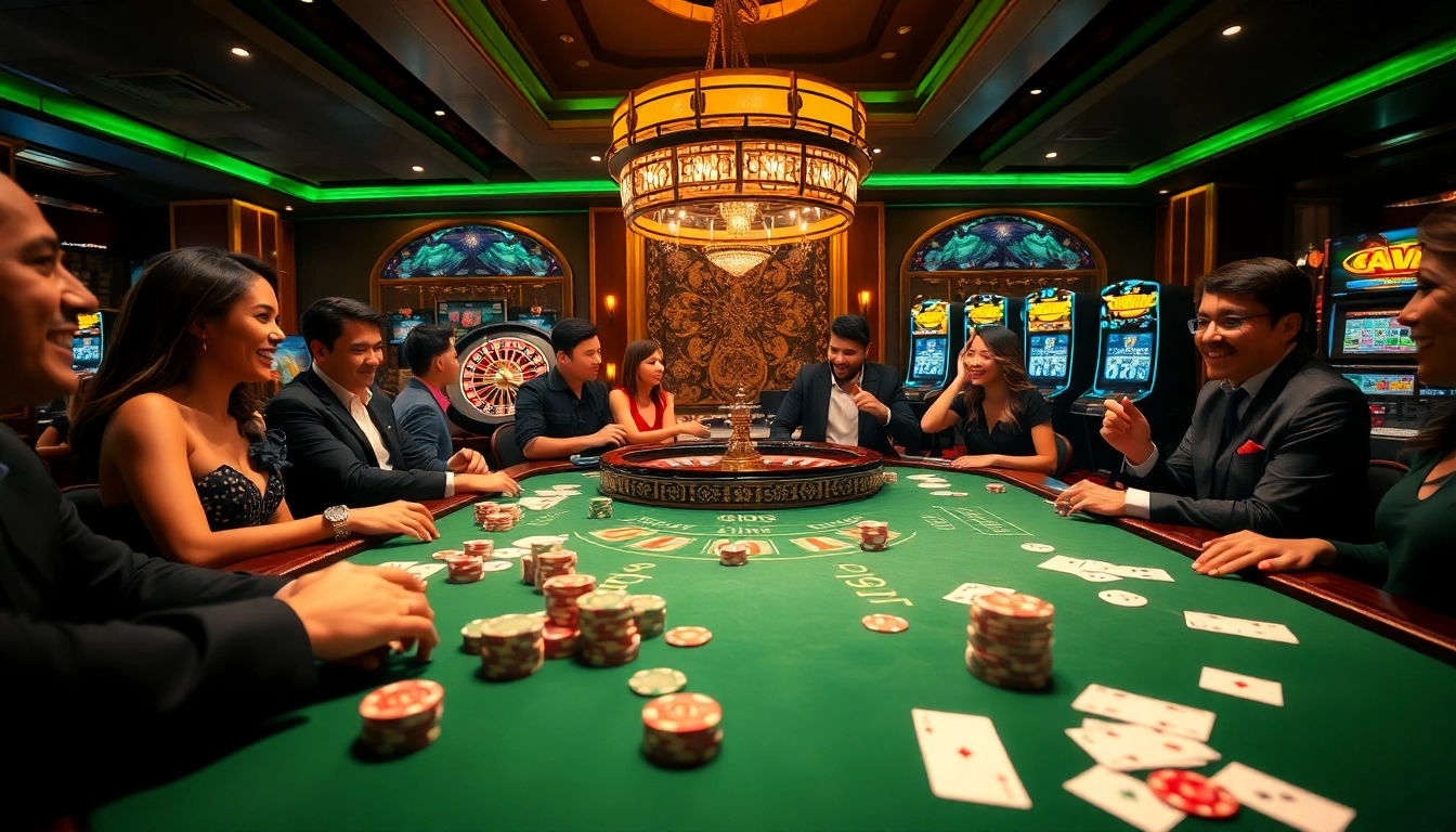 Experience the thrill at https://bem88.com with vibrant casino visuals: poker chips and roulette wheels.