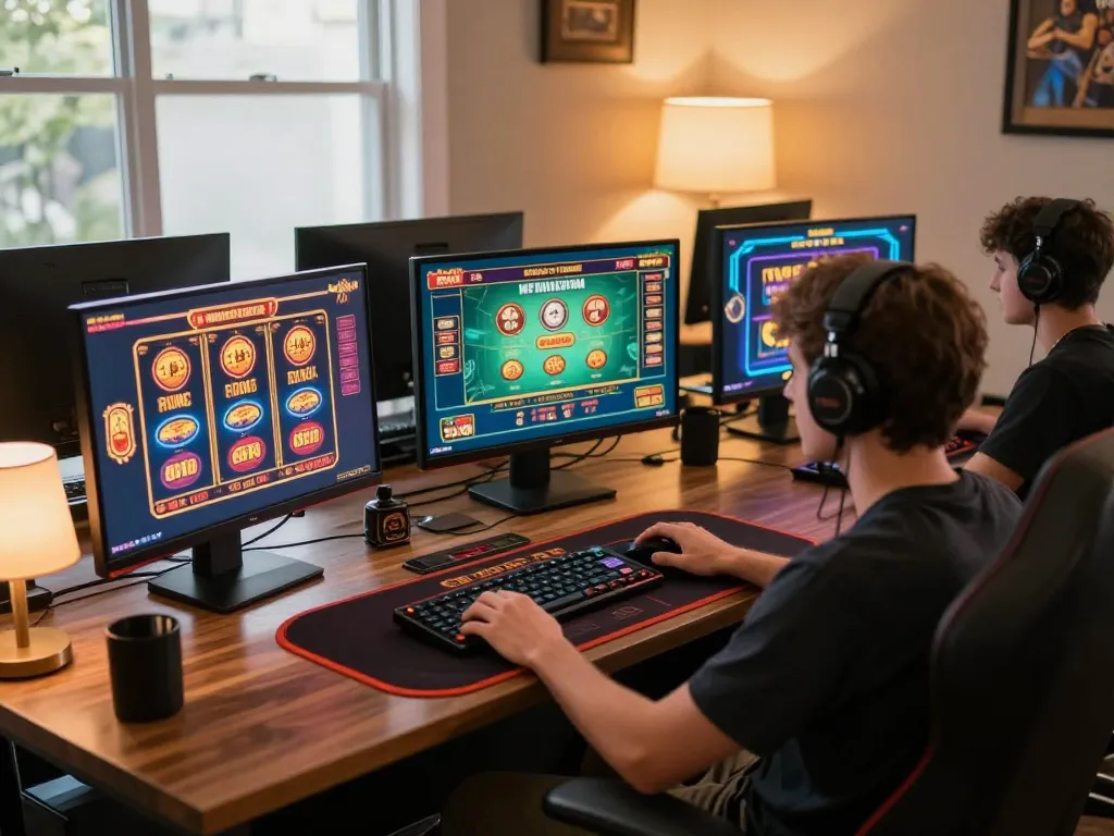 Experience the thrill of RR88 with an immersive online gaming setup featuring multiple casino games