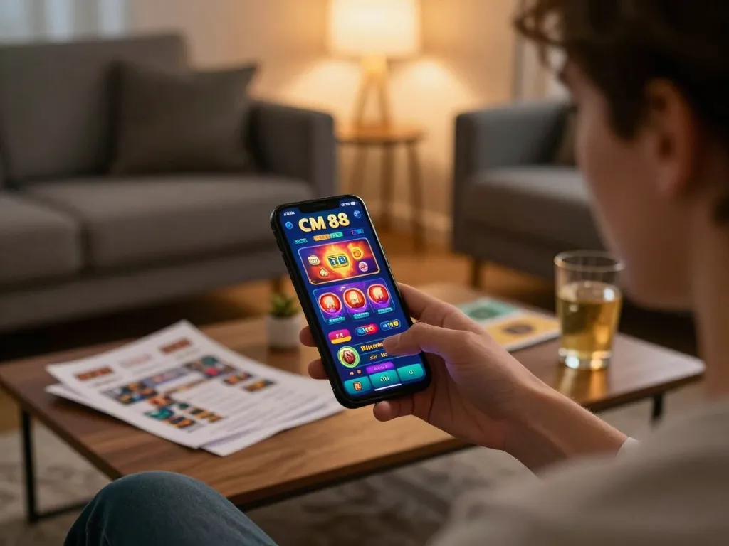 Engage in CM 88 mobile gaming with a vibrant atmosphere and strategic betting plans.