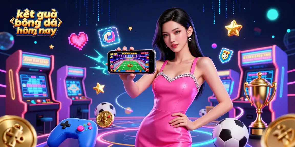 Kết quả bóng đá hôm nay displayed dynamically on a smartphone, capturing exciting real-time updates and sports betting energy.