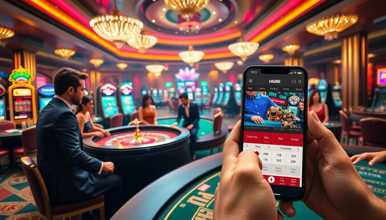 Experience the excitement of online gaming at https://1mm888.com/ with vibrant casino visuals.