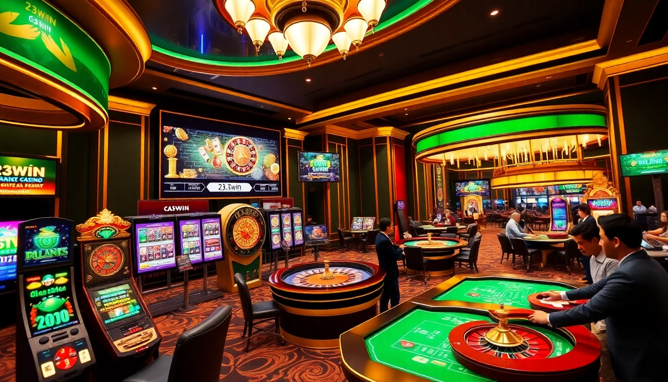 Experience thrilling online gaming at 23win with vibrant casino visuals and interactive gameplay.
